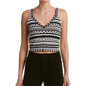 Alice + Olivia Knit Crop Top Small